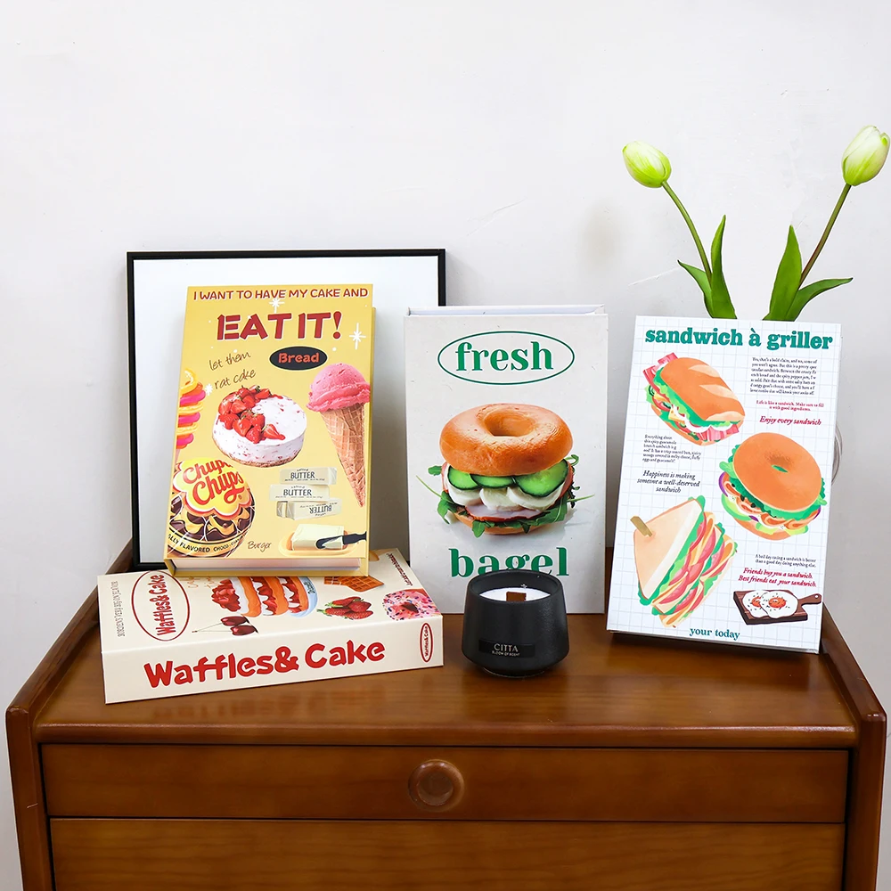Interior Design Book - Food Fashion Fake Books Decor Trend