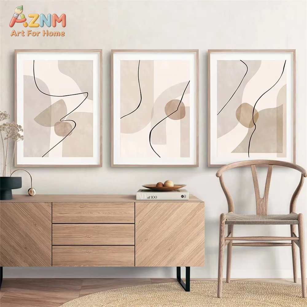 Abstract Beige Geometry Line W - огляд і ціна Interior Design Home
