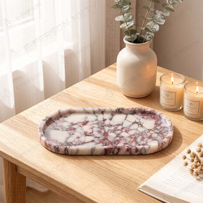Natural Marble Tray Oval Stone - огляд і ціна Travertine Tray Oval
