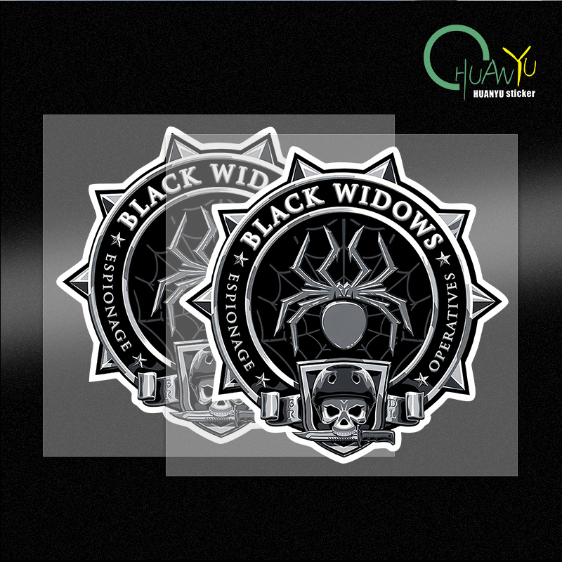 Black Widows Wallstickers Skul - огляд і ціна Interior Design Apartment