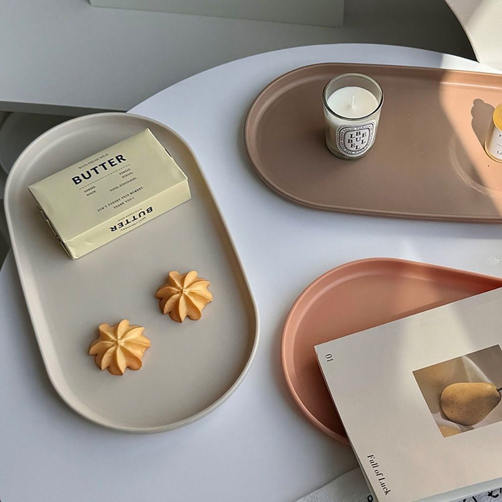 1Pcs Durable Stackable Fruit P - огляд і ціна Travertine Tray Oval
