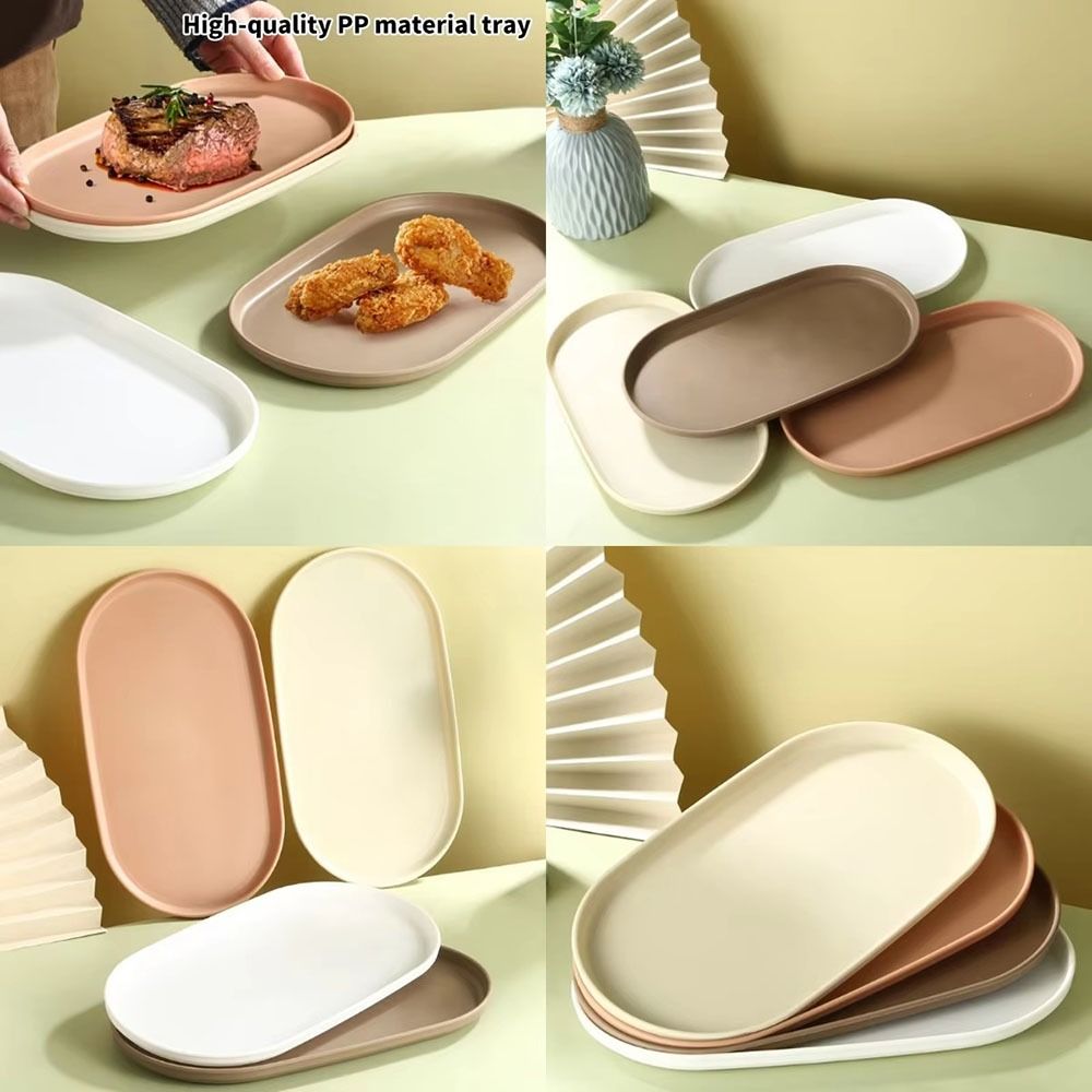 1Pcs Durable Stackable Fruit P - огляд і ціна Travertine Tray Oval