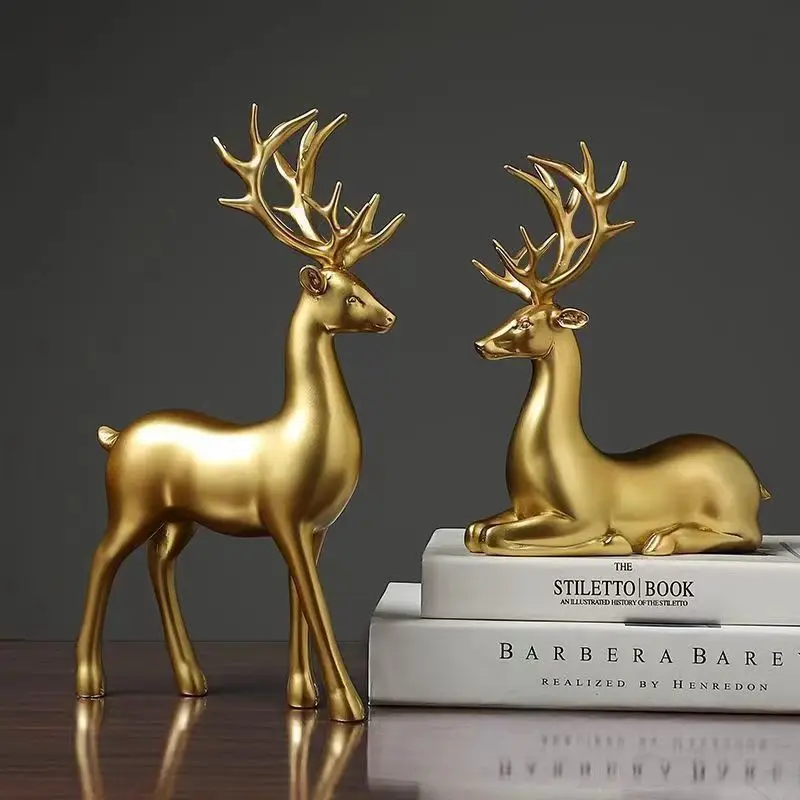 Deer Statue Standing and Sitti - огляд і ціна Interior Design Apartment