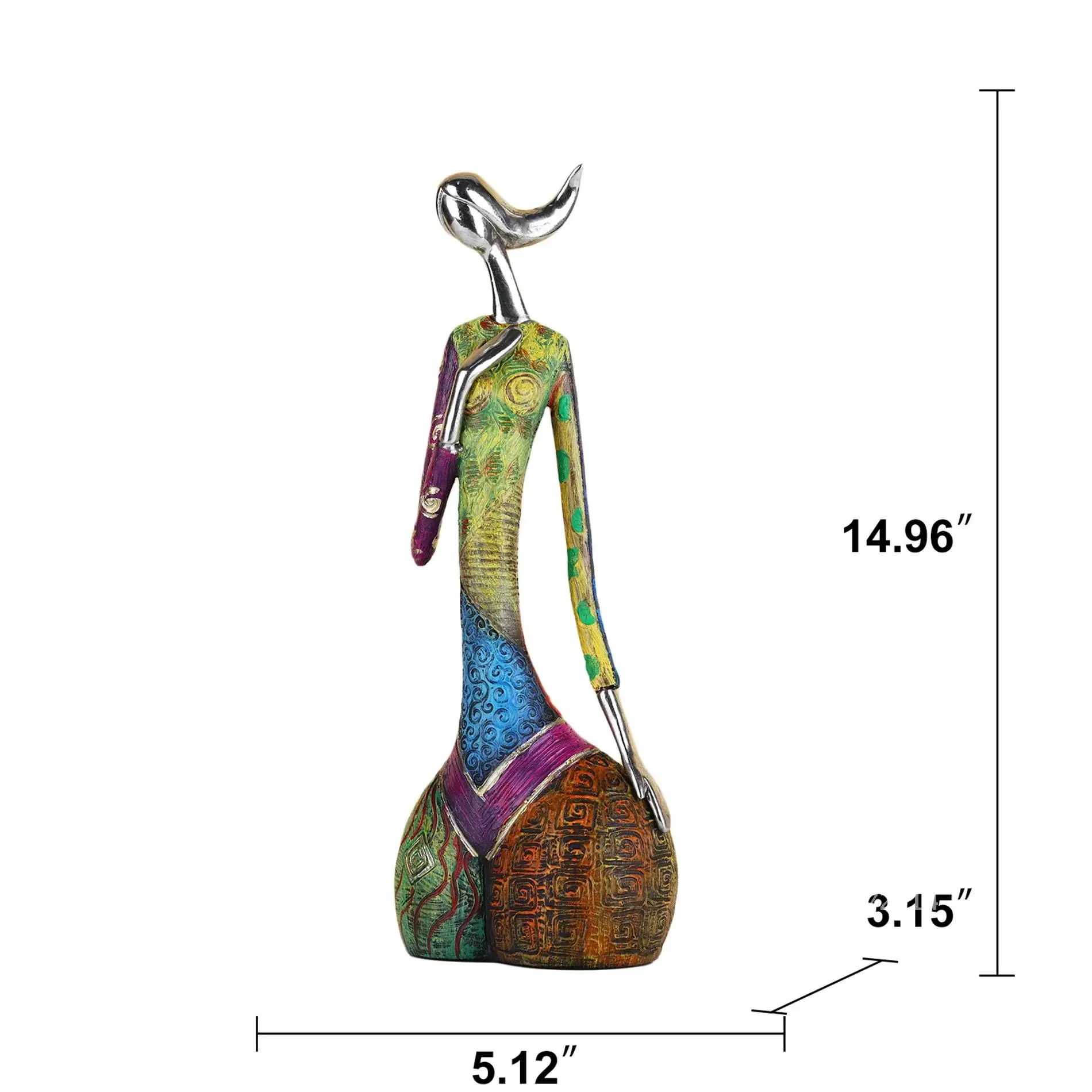 Painting Woman Resin Statue Fi - огляд і ціна Interior Design Apartment
