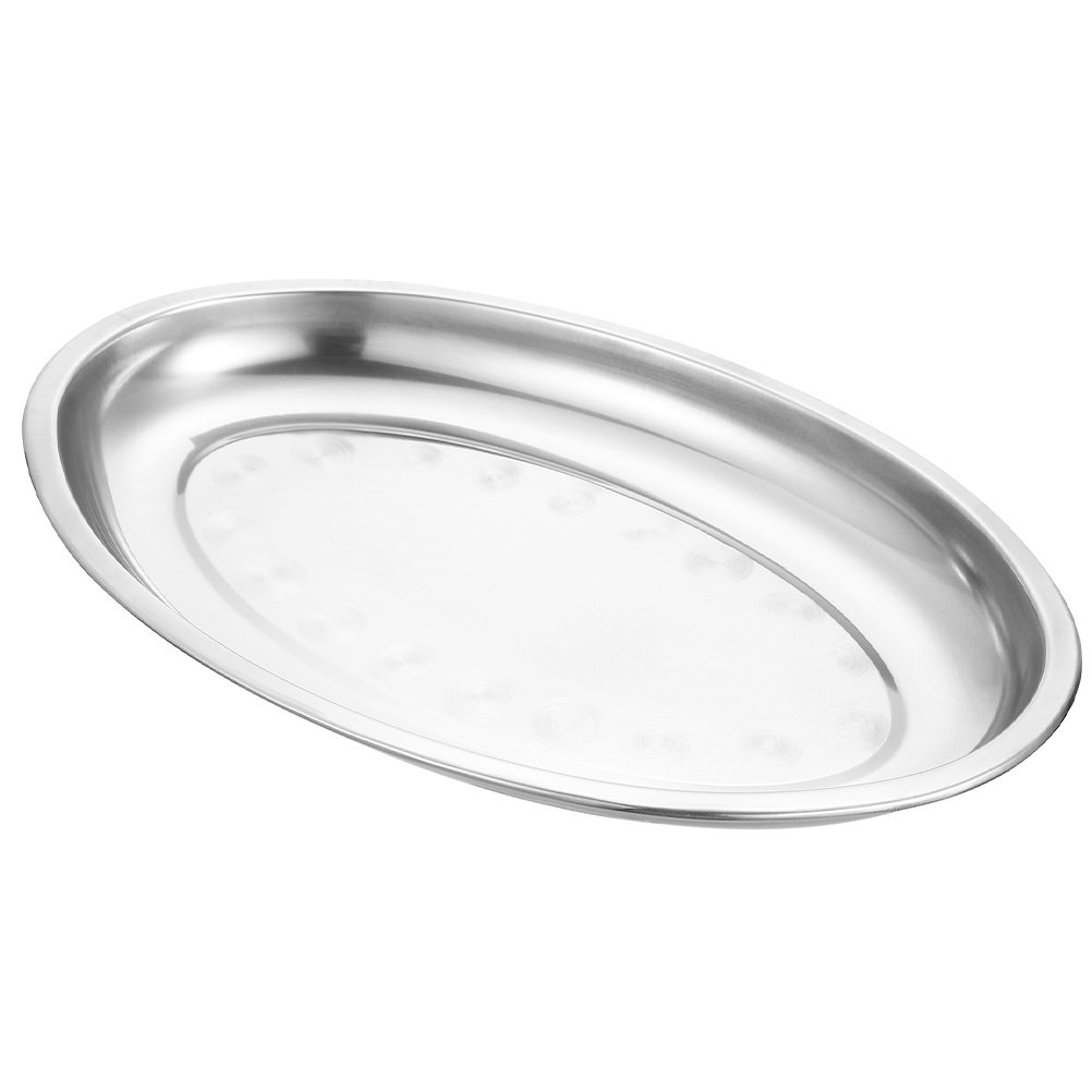 Oval Dinner Plate Stainless St - огляд і ціна Travertine Tray Oval