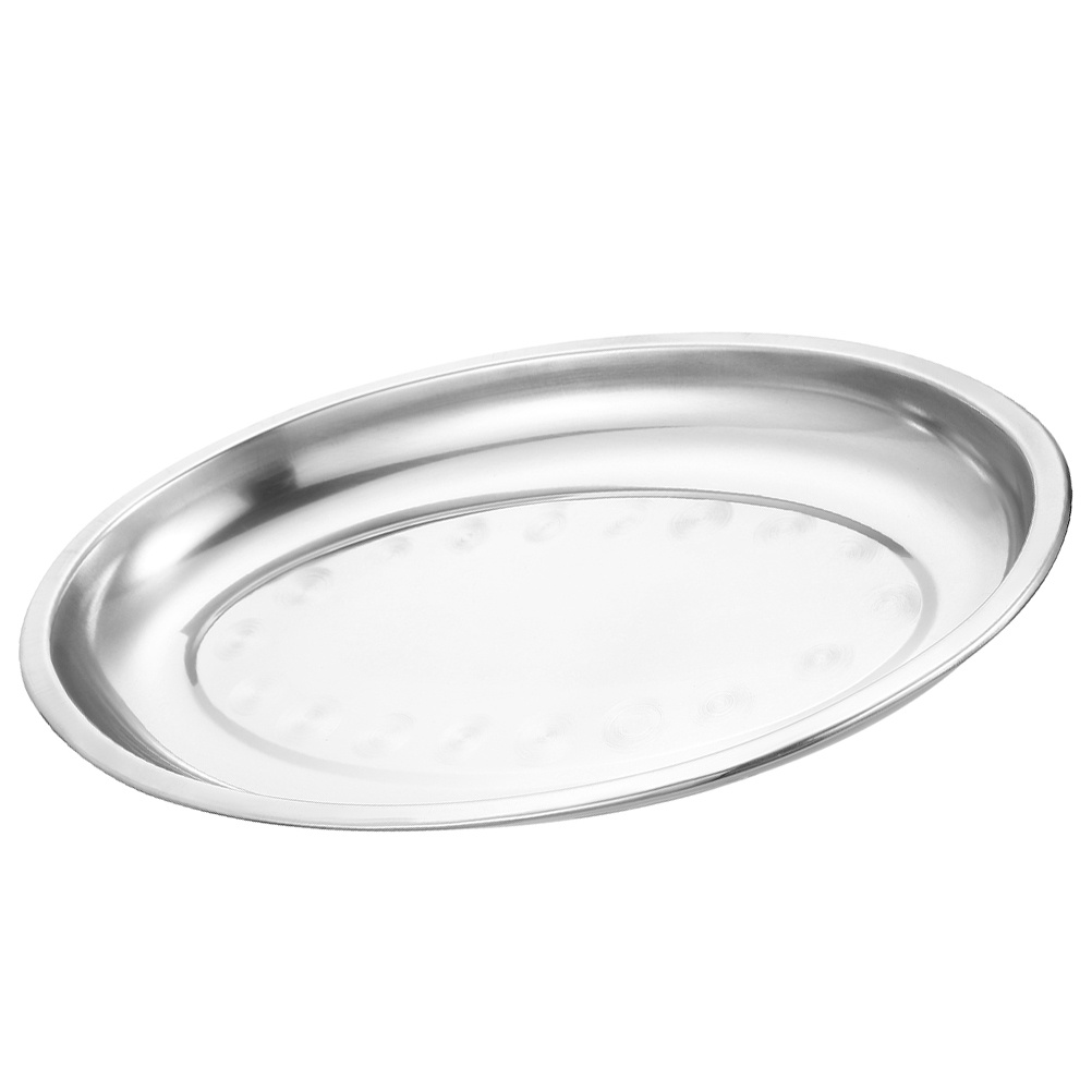 Oval Dinner Plate Stainless St - огляд і ціна Travertine Tray Oval