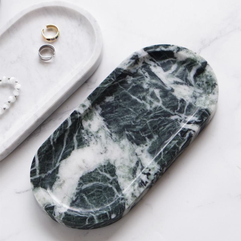 Natural Travertine Marble Oval - огляд і ціна Travertine Tray Oval