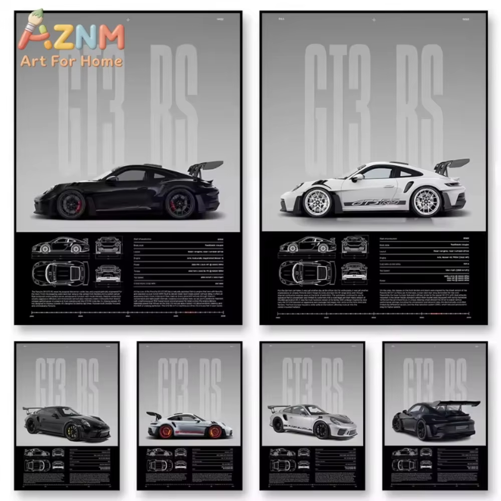 1pc Minimalist 911 GT3-RS 718  - огляд і ціна Interior Design Apartment