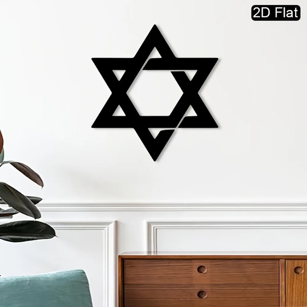 CIFBUY Iron Wall Art Star of D - огляд і ціна Interior Design Living Room