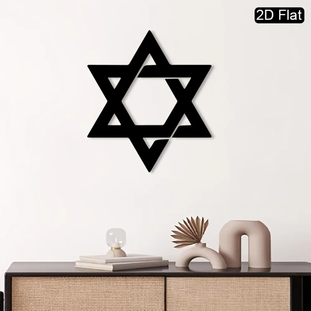 CIFBUY Iron Wall Art Star of D - огляд і ціна Interior Design Living Room