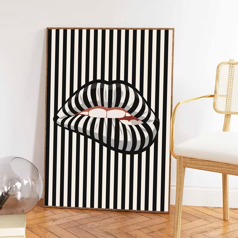Simple and Abstract Striped Li - огляд і ціна Interior Design Home