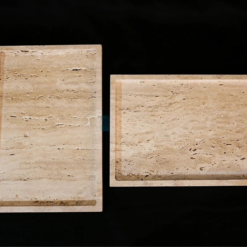 【Natural】30x20x1.8cm Nature Ma - огляд і ціна Travertine Tray Oval