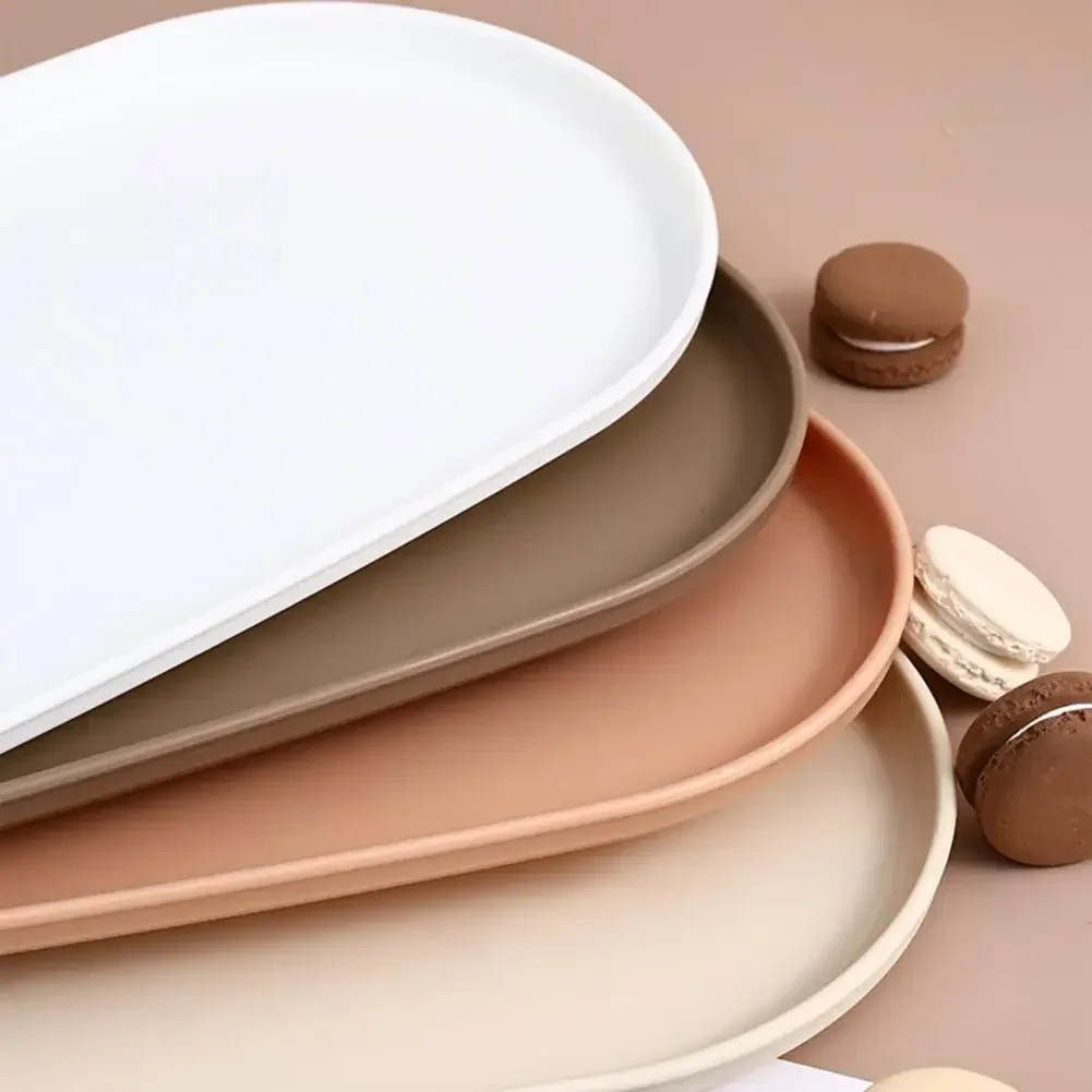 Fruit Plate Dessert Tray Stack - огляд і ціна Travertine Tray Oval