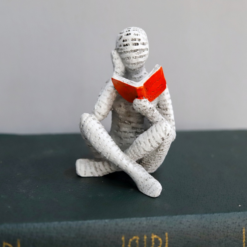 1Pc, Reading Paper Pulp Woman  - огляд і ціна Interior Design Book